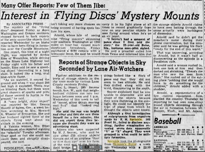 Sprinkle on Skinner's Butte